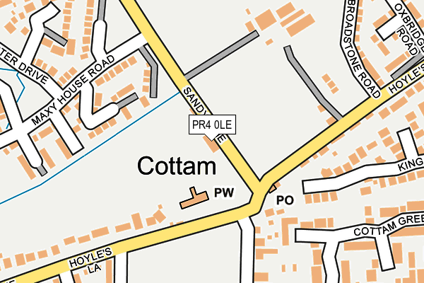 PR4 0LE map - OS OpenMap – Local (Ordnance Survey)