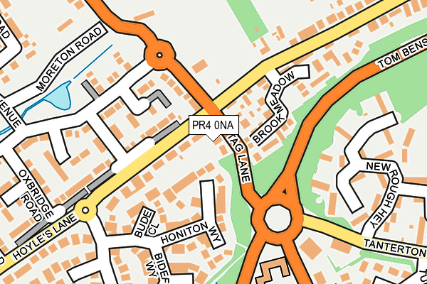 PR4 0NA map - OS OpenMap – Local (Ordnance Survey)