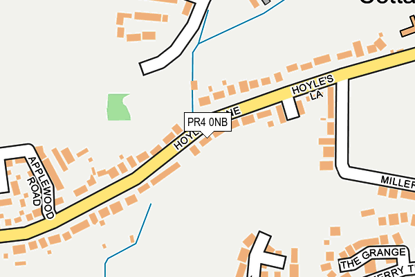 PR4 0NB map - OS OpenMap – Local (Ordnance Survey)