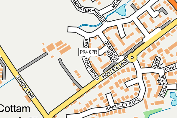 PR4 0PR map - OS OpenMap – Local (Ordnance Survey)