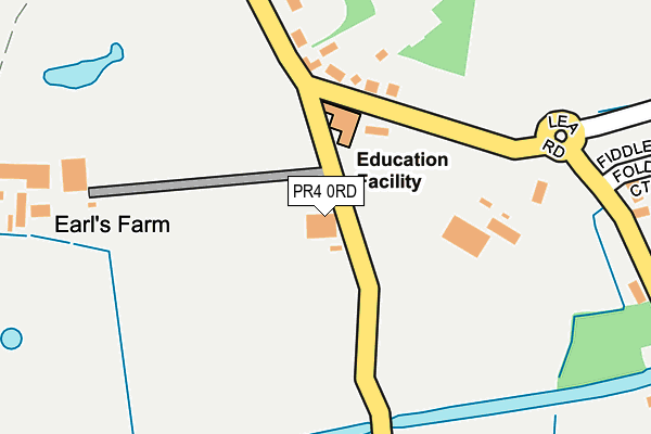 PR4 0RD map - OS OpenMap – Local (Ordnance Survey)