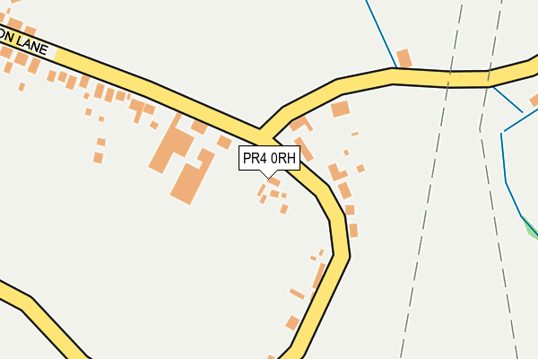 PR4 0RH map - OS OpenMap – Local (Ordnance Survey)