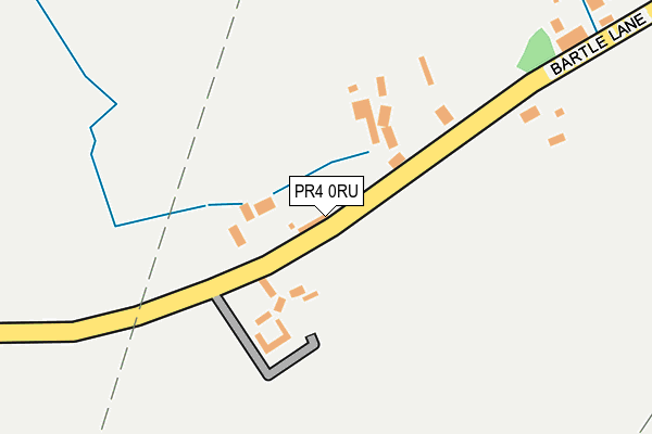 PR4 0RU map - OS OpenMap – Local (Ordnance Survey)