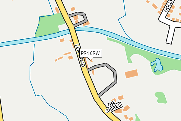 PR4 0RW map - OS OpenMap – Local (Ordnance Survey)