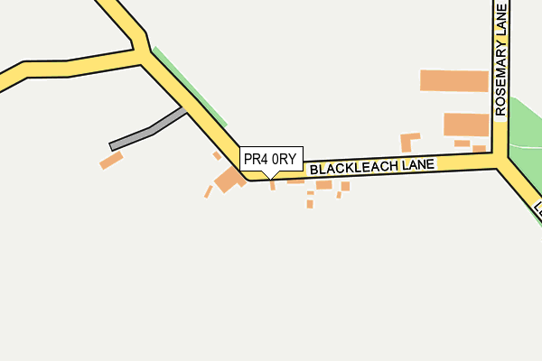 PR4 0RY map - OS OpenMap – Local (Ordnance Survey)