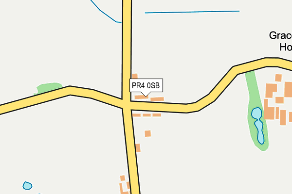 PR4 0SB map - OS OpenMap – Local (Ordnance Survey)