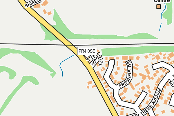 PR4 0SE map - OS OpenMap – Local (Ordnance Survey)