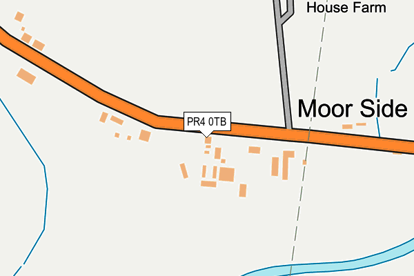 PR4 0TB map - OS OpenMap – Local (Ordnance Survey)