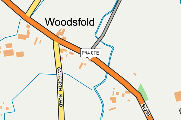 PR4 0TE map - OS OpenMap – Local (Ordnance Survey)
