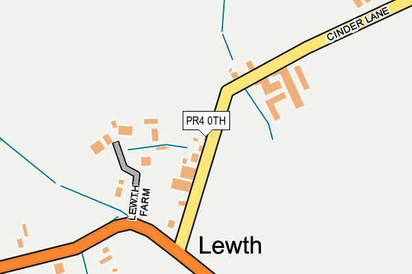 PR4 0TH map - OS OpenMap – Local (Ordnance Survey)