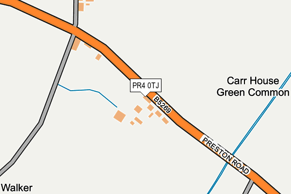 PR4 0TJ map - OS OpenMap – Local (Ordnance Survey)