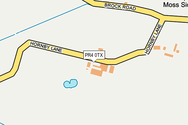 PR4 0TX map - OS OpenMap – Local (Ordnance Survey)