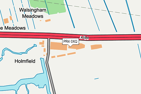 PR4 0XQ map - OS OpenMap – Local (Ordnance Survey)