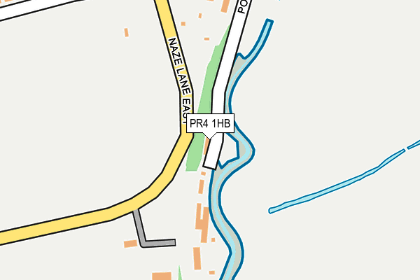 PR4 1HB map - OS OpenMap – Local (Ordnance Survey)