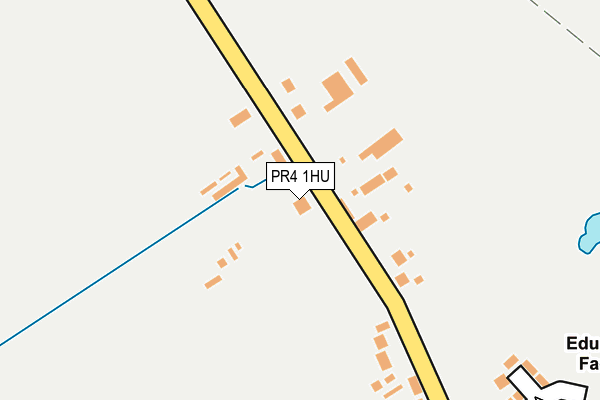 PR4 1HU map - OS OpenMap – Local (Ordnance Survey)