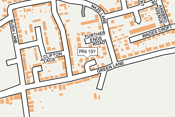 PR4 1SY map - OS OpenMap – Local (Ordnance Survey)