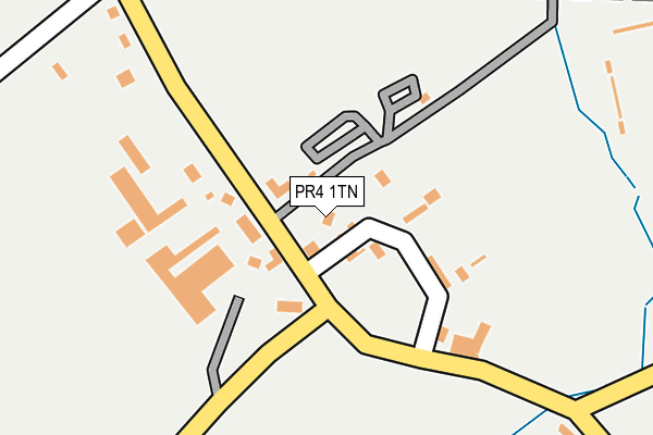 PR4 1TN map - OS OpenMap – Local (Ordnance Survey)
