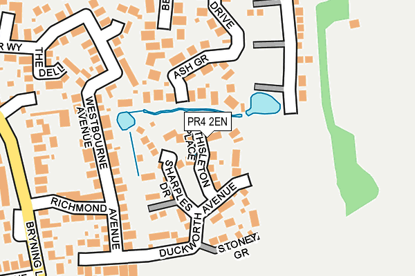 PR4 2EN map - OS OpenMap – Local (Ordnance Survey)