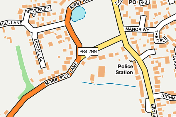 PR4 2NN map - OS OpenMap – Local (Ordnance Survey)