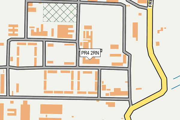 PR4 2RN map - OS OpenMap – Local (Ordnance Survey)