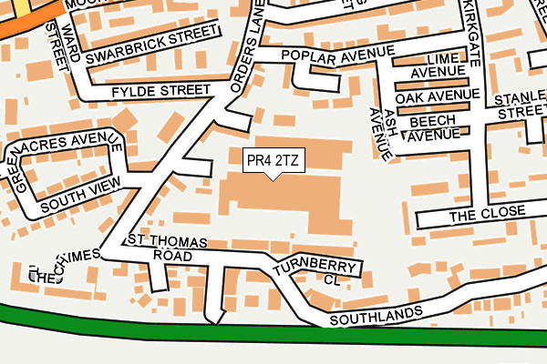 Map of HARRISON WEAVER ELECTRICALS LIMITED at local scale