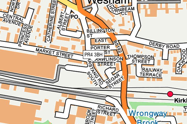 PR4 3BH map - OS OpenMap – Local (Ordnance Survey)