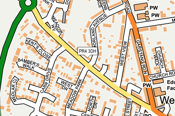 PR4 3DH map - OS OpenMap – Local (Ordnance Survey)