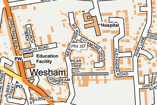 Map of KIRKHAM REFURBISHMENT LIMITED at local scale