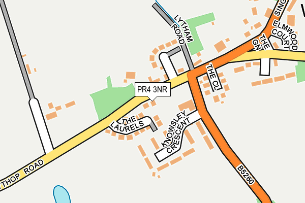 PR4 3NR map - OS OpenMap – Local (Ordnance Survey)