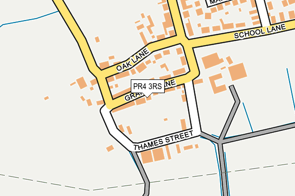 PR4 3RS map - OS OpenMap – Local (Ordnance Survey)