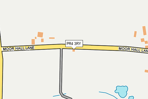 PR4 3RY map - OS OpenMap – Local (Ordnance Survey)
