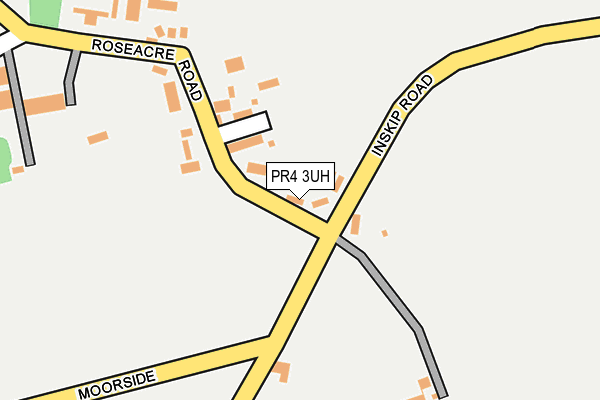 PR4 3UH map - OS OpenMap – Local (Ordnance Survey)