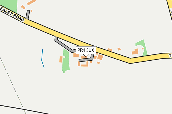 PR4 3UX map - OS OpenMap – Local (Ordnance Survey)