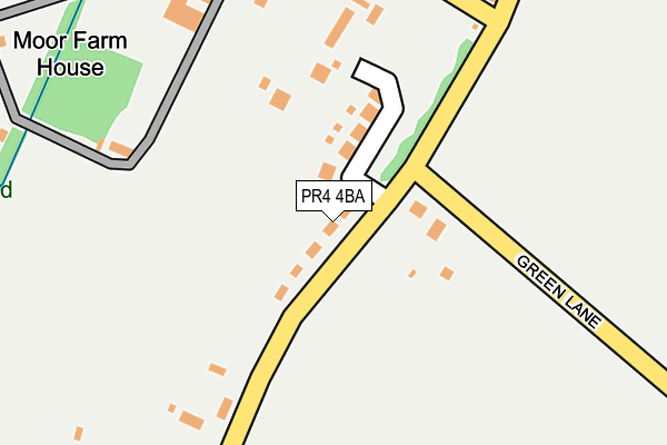 PR4 4BA map - OS OpenMap – Local (Ordnance Survey)
