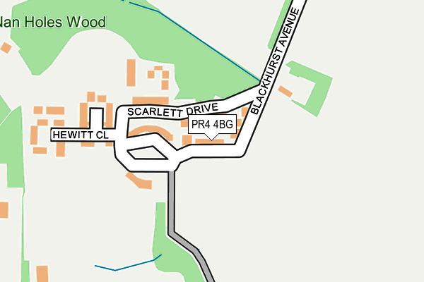 Map of LUND TRADING COMPANY LTD at local scale
