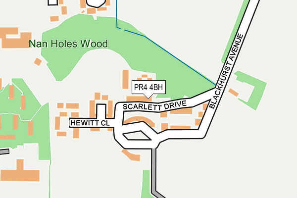 Map of CURRANS CREPZ LTD at local scale