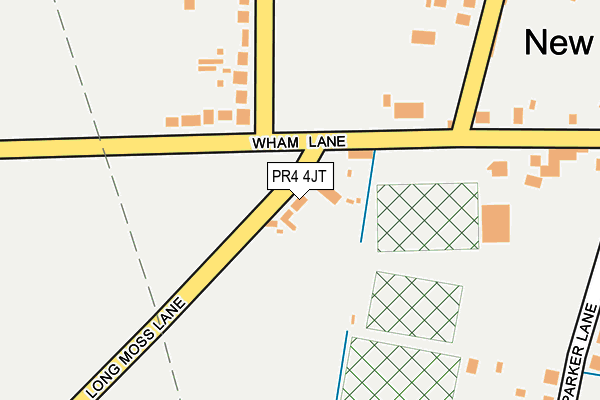 PR4 4JT map - OS OpenMap – Local (Ordnance Survey)
