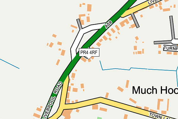 PR4 4RF map - OS OpenMap – Local (Ordnance Survey)