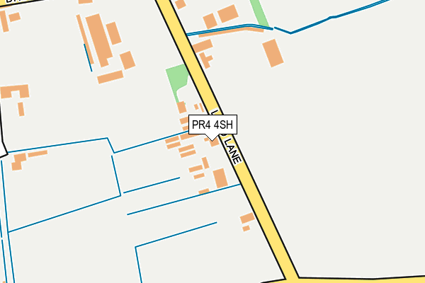 PR4 4SH map - OS OpenMap – Local (Ordnance Survey)