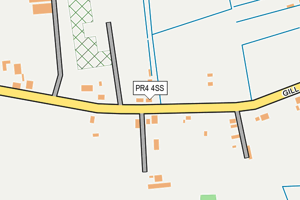 PR4 4SS map - OS OpenMap – Local (Ordnance Survey)