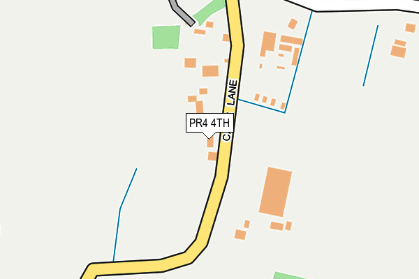 PR4 4TH map - OS OpenMap – Local (Ordnance Survey)