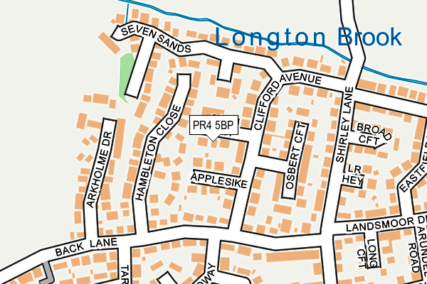 PR4 5BP map - OS OpenMap – Local (Ordnance Survey)