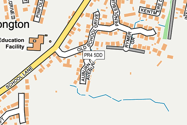 PR4 5DD map - OS OpenMap – Local (Ordnance Survey)