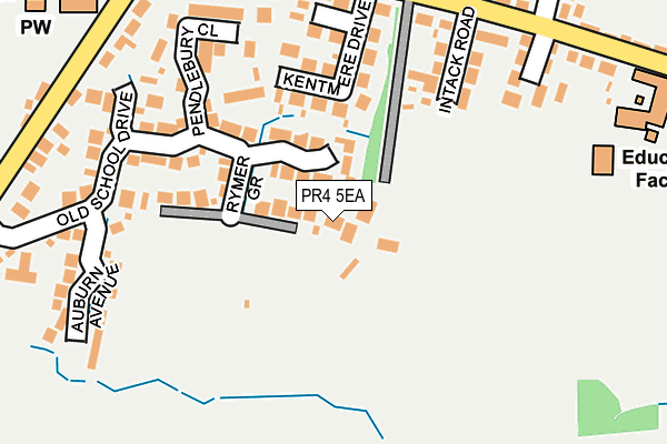 PR4 5EA map - OS OpenMap – Local (Ordnance Survey)