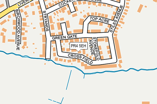 PR4 5EH map - OS OpenMap – Local (Ordnance Survey)