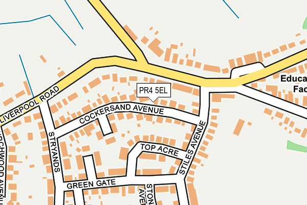 PR4 5EL map - OS OpenMap – Local (Ordnance Survey)