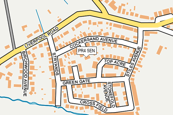 PR4 5EN map - OS OpenMap – Local (Ordnance Survey)