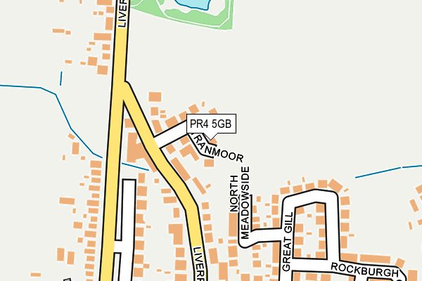 PR4 5GB map - OS OpenMap – Local (Ordnance Survey)