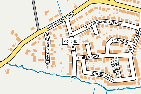 PR4 5HD map - OS OpenMap – Local (Ordnance Survey)