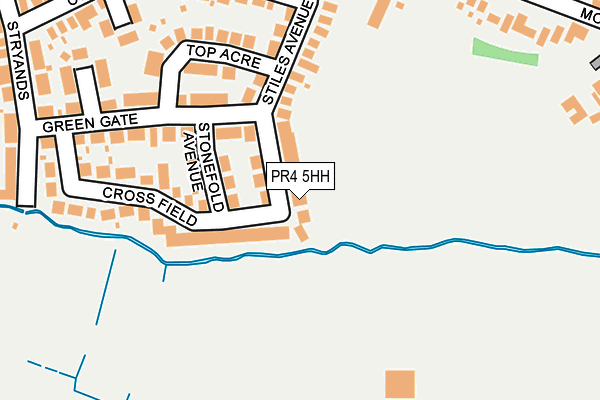 PR4 5HH map - OS OpenMap – Local (Ordnance Survey)